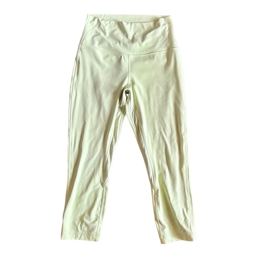 Lululemon Wunder Under High-Rise Crop 21" Aquatic Green Size 6 Luxtreme